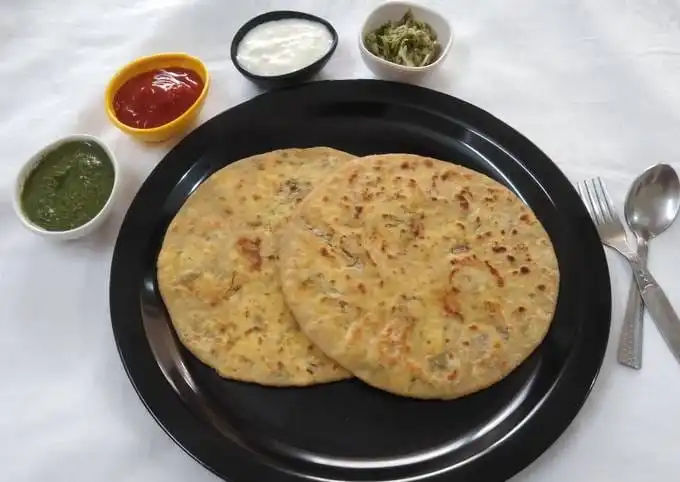 Paneer Corn Paratha Jaipur Special