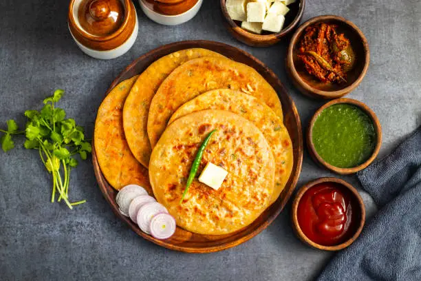 Paneer Masala Paratha Home Delivery Jaipur
