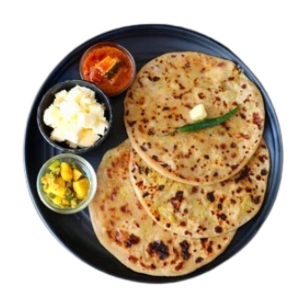 Stuffed paratha thali jaipur home delivery - Suman's Paratha Express